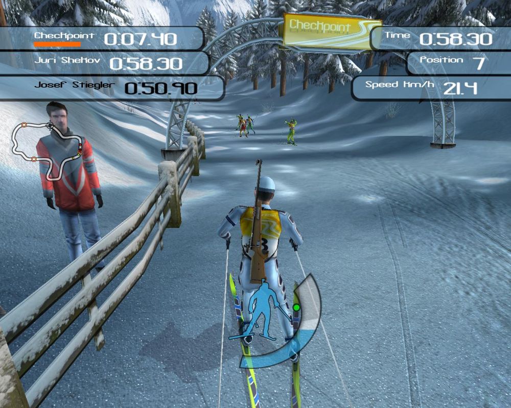 RTL Biathlon 2007 screenshot 3 for Playstation 2